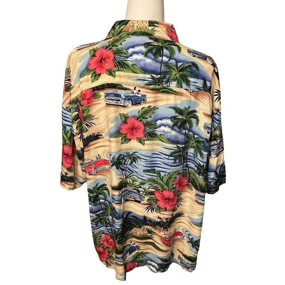 Big Dogs 4X Men’s Hawaiian Camp Shirt Tropical Coastal Beachy Vacation Resort - Picture 6 of 8